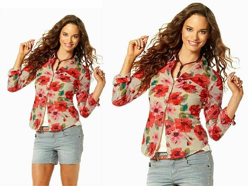 Bluse bunt - -,
