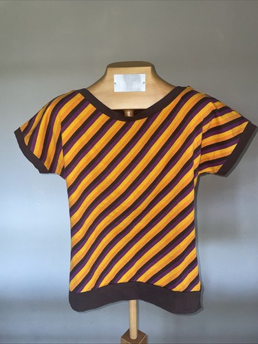 Shirt braun lila orange - braun,