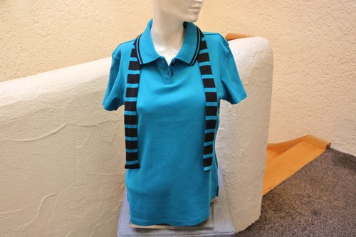 Polo shirt mit - mit, schal,