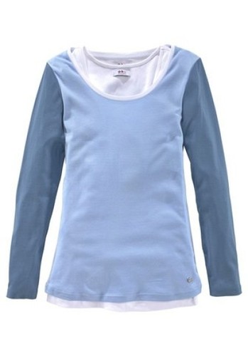 2tlg langarmshirt und top - und,